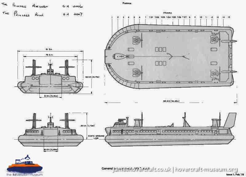 SRN4 diagrams -   (The <a href='http://www.hovercraft-museum.org/' target='_blank'>Hovercraft Museum Trust</a>).